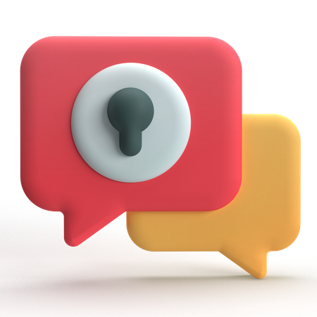 Private Message  3D Icon