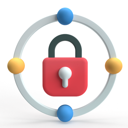 Private Network  3D Icon