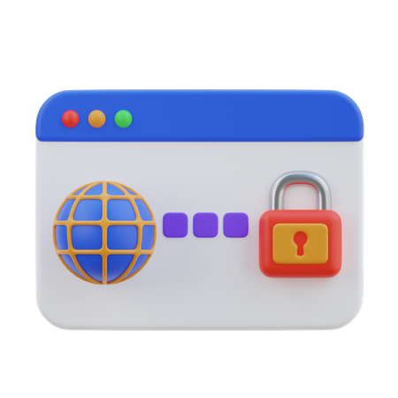 Private Network  3D Icon