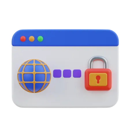 Private Network  3D Icon