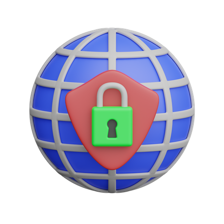 Privates Netzwerk  3D Icon