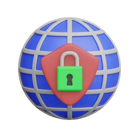 Privates Netzwerk  3D Icon