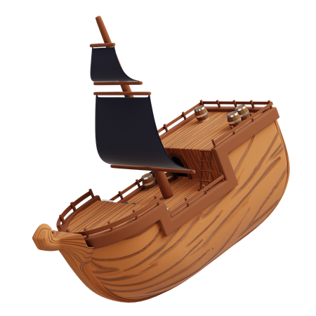 Privatschiff  3D Icon