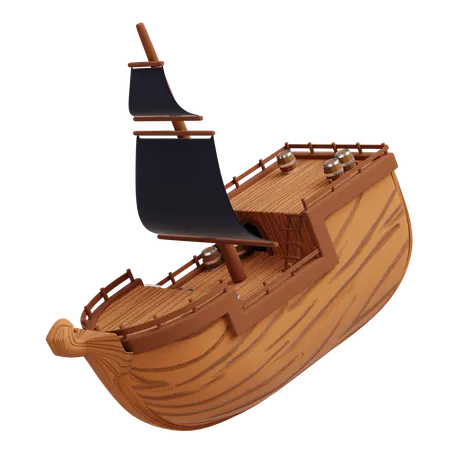 Privatschiff  3D Icon