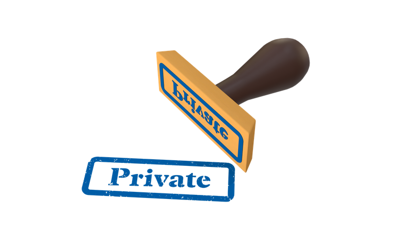 Privé  3D Icon