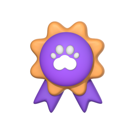 Récompense de chien  3D Icon