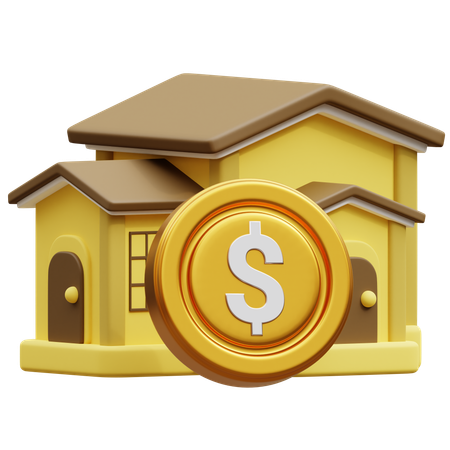 Prix de l'immobilier  3D Icon