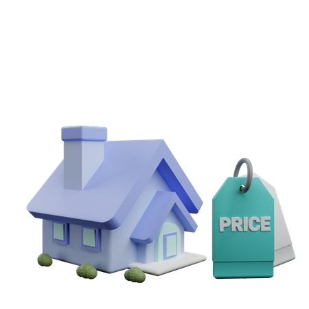 Prix de l'immobilier  3D Icon