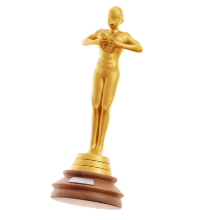 Oscar  3D Icon