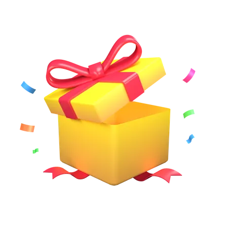 Prize Box  3D Icon