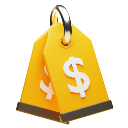 Prize Tag  3D Icon