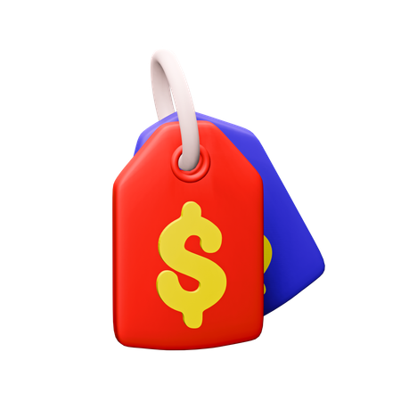Prize Tag  3D Icon