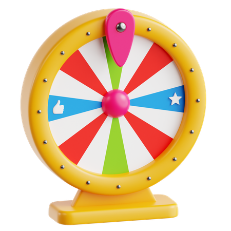 Prize Wheel  3D Icon
