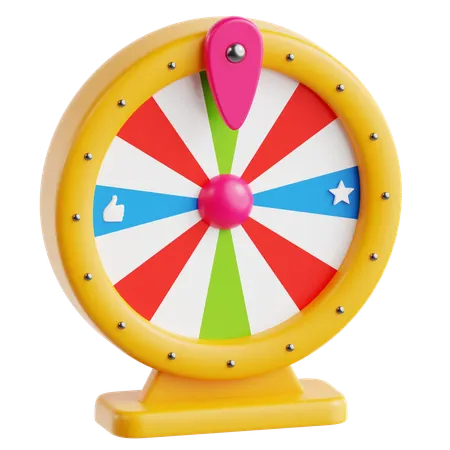 Prize Wheel  3D Icon
