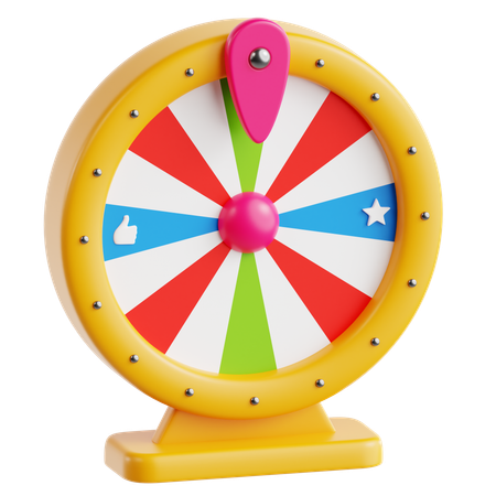 Prize Wheel  3D Icon