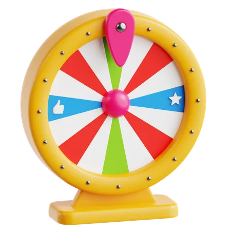 Prize Wheel  3D Icon