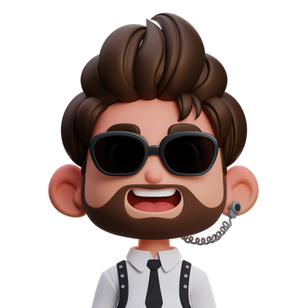 Agente profissional  3D Icon