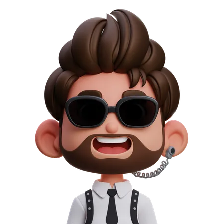 Agente profissional  3D Icon