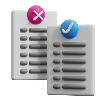 Pro and Cons  3D Icon
