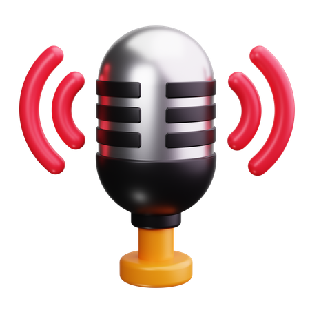 Pro Mic  3D Icon