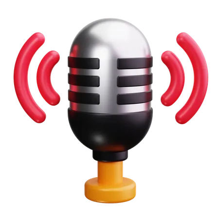 Pro Mic  3D Icon