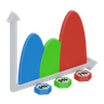 3d probability logo