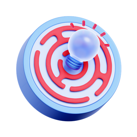 Problem Solving Maze  3D Icon