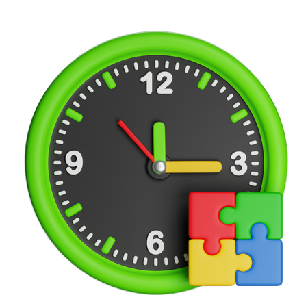Problem Solving Time  3D Icon
