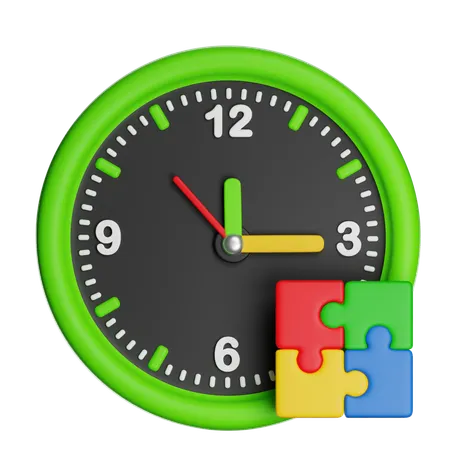 Problem Solving Time  3D Icon