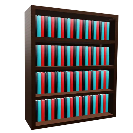 Procedural Bookshelf  3D Icon