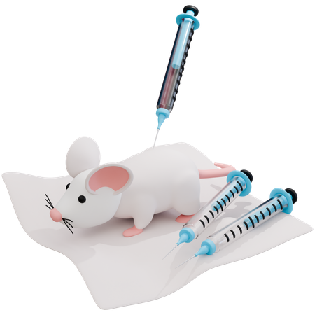 Procédures d'expérimentation sur des souris de laboratoire  Icône 3D