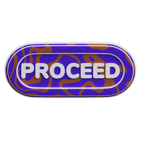 Proceed Button  3D Icon