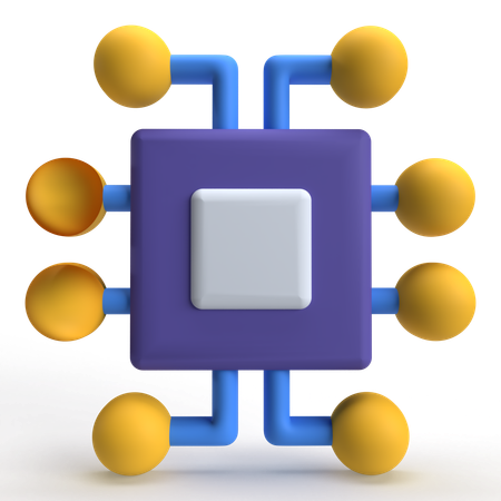 Procesador  3D Icon