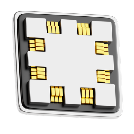 Procesador  3D Icon