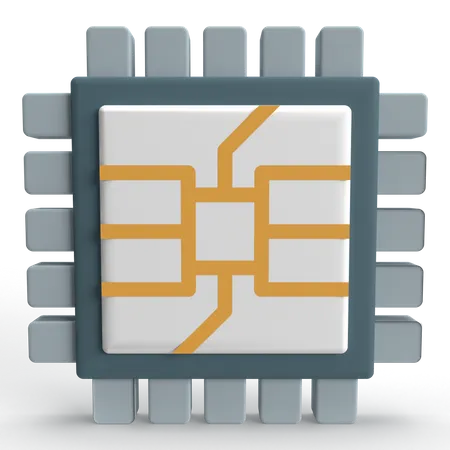 Procesador  3D Icon