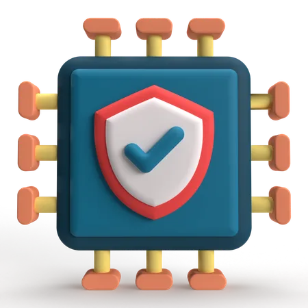 Verificación del procesador  3D Icon