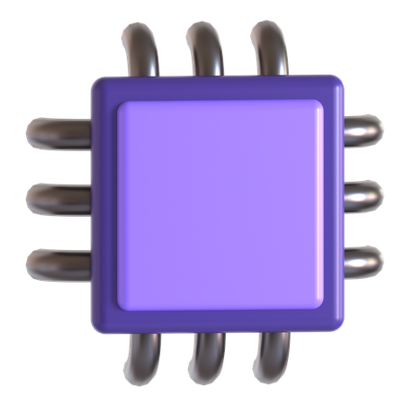 Procesador  3D Icon
