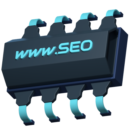 Procesador de SEO  3D Icon