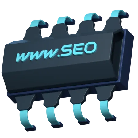 Procesador de SEO  3D Icon