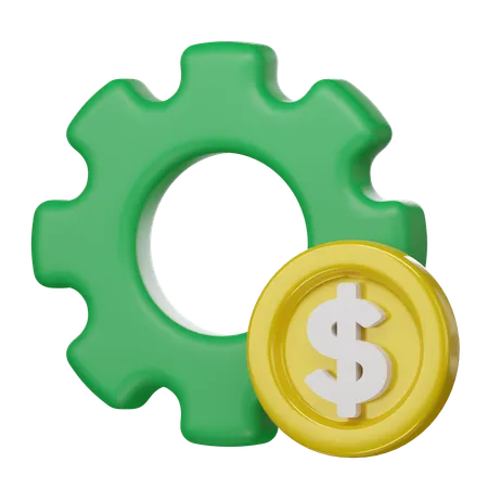 Proceso financiero  3D Icon