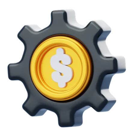 Proceso financiero  3D Icon