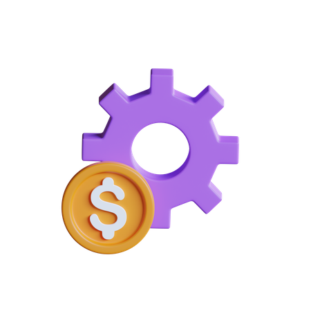 Proceso financiero  3D Icon