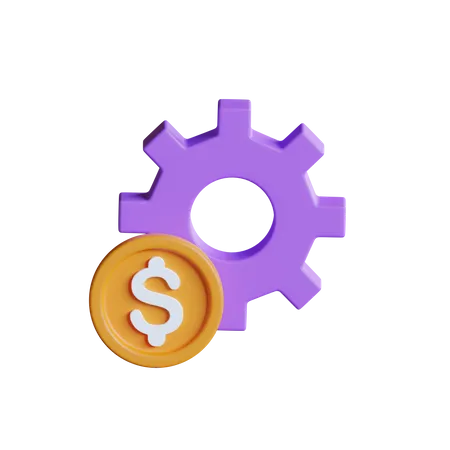 Proceso financiero  3D Icon