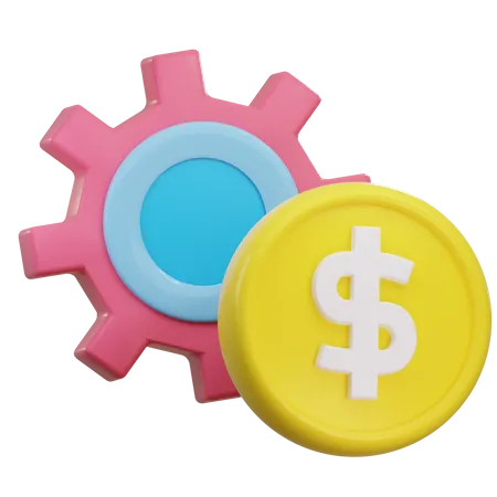 Proceso financiero  3D Icon