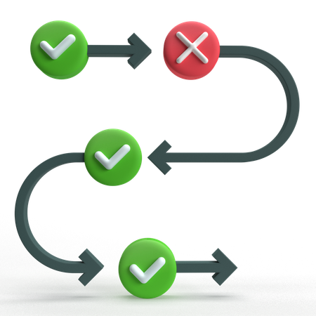 Process  3D Icon