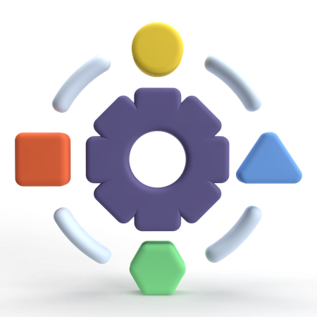 Process  3D Icon