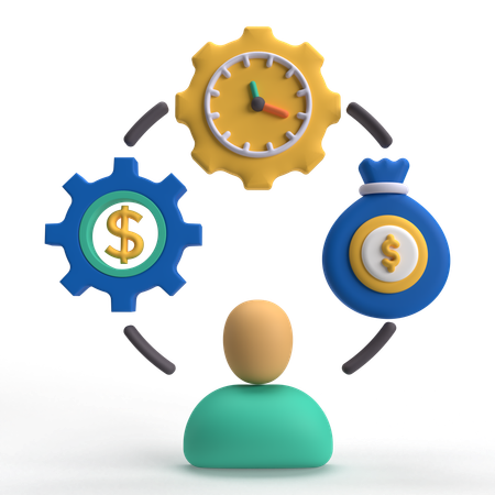 Process  3D Icon