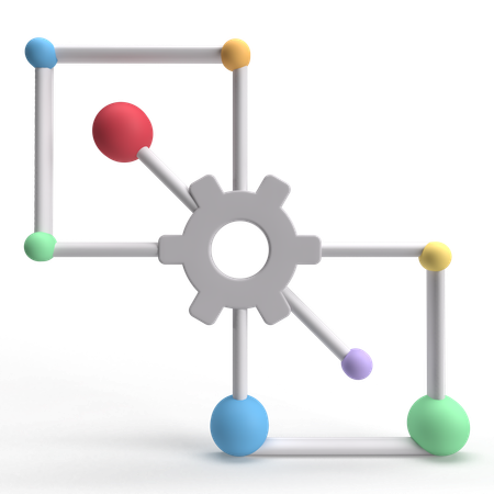 Process  3D Icon