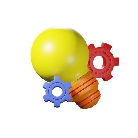 Process Idea  3D Icon