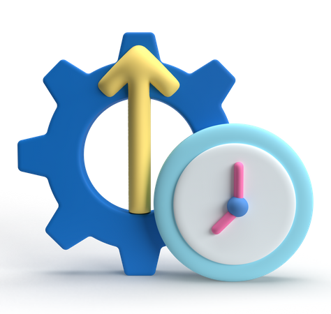 Process Improvement  3D Icon